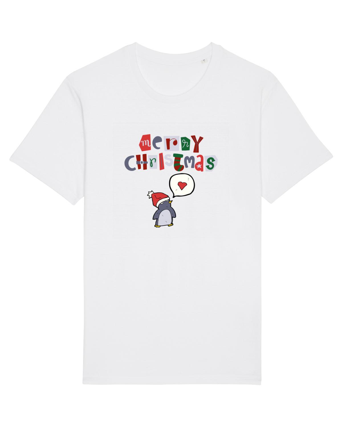 Tricou mânecă scurtă Unisex Rocker White