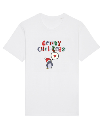 Merry Christmas (pinguin iubitor)  White