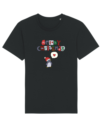 Merry Christmas (pinguin iubitor)  Black