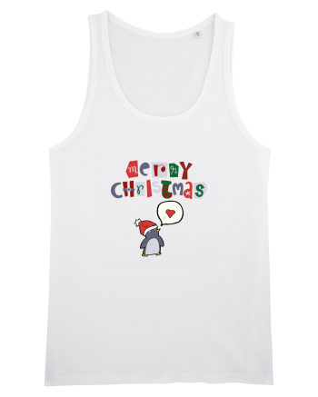 Merry Christmas (pinguin iubitor)  White