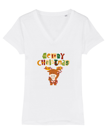 Merry Christmas (Ren luminos)  White