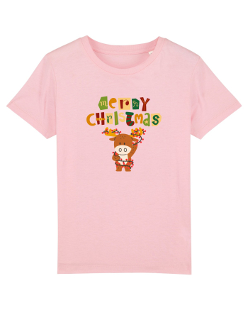 Merry Christmas (Ren luminos)  Cotton Pink