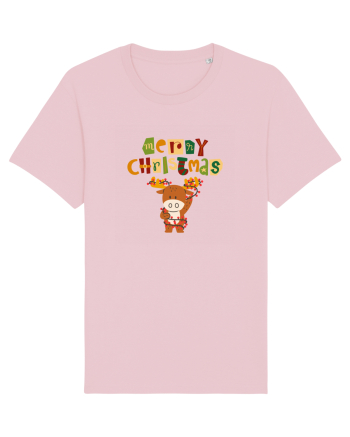 Merry Christmas (Ren luminos)  Cotton Pink