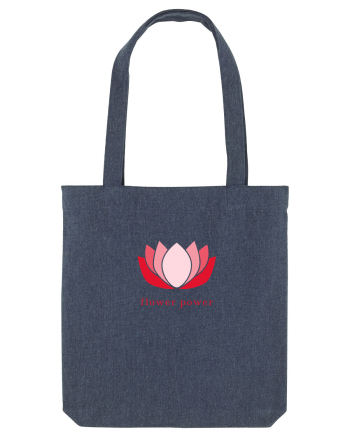 yoga flower power Midnight Blue
