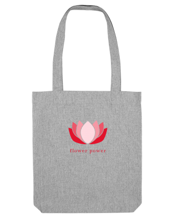 yoga flower power Heather Grey