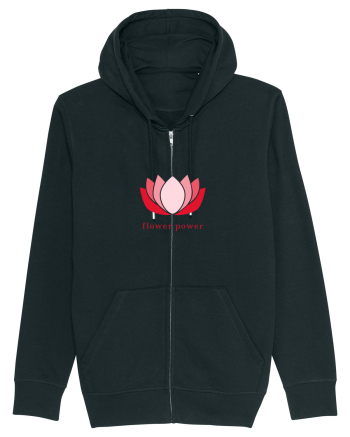 yoga flower power Black