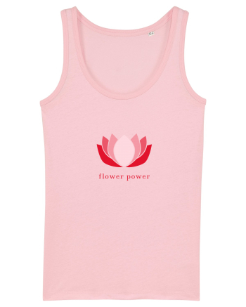 yoga flower power Cotton Pink