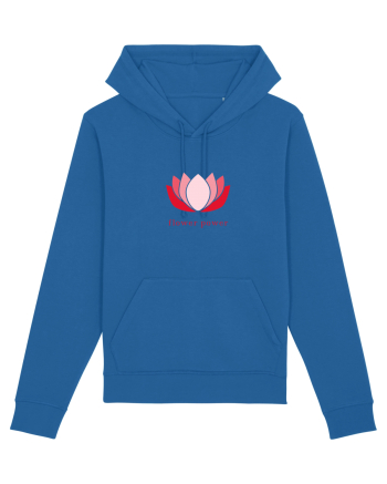 yoga flower power Royal Blue
