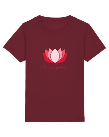 yoga flower power Burgundy
