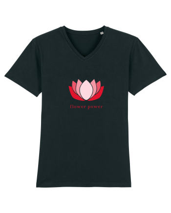 yoga flower power Black