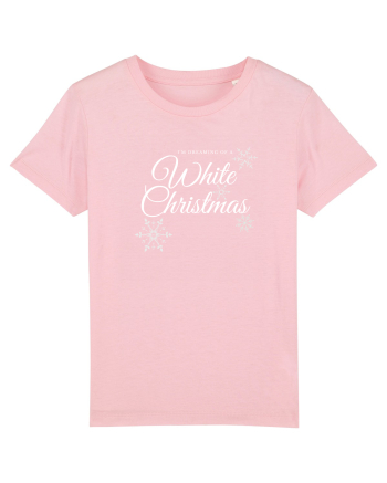 White Christmas (fulgi de zăpadă)  Cotton Pink