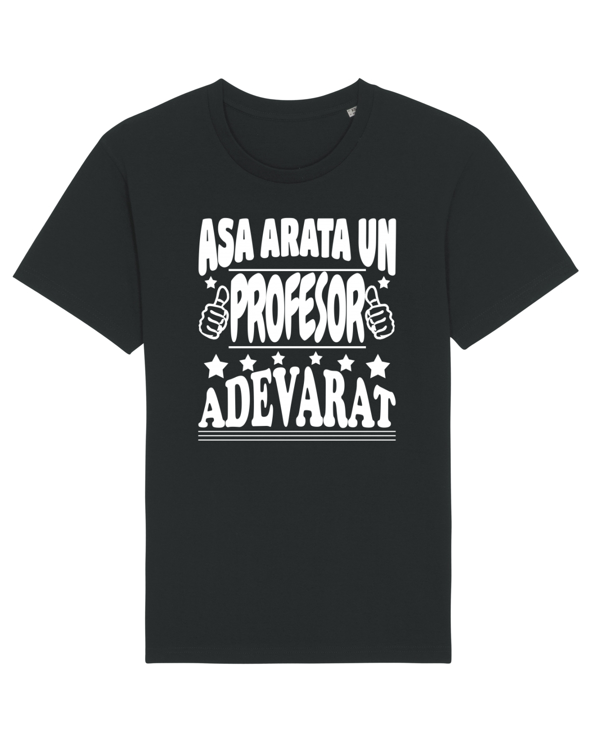 Tricou mânecă scurtă Unisex Rocker Black