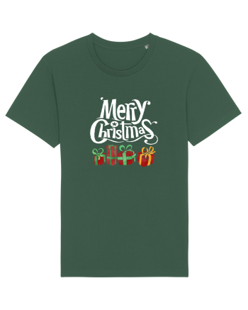 Merry Christmas (cadouri) alb Bottle Green