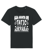 Asa arata un tatic adevarat Tricou mânecă scurtă Unisex Rocker