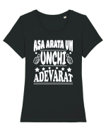 Asa arata un unchi adevarat Tricou mânecă scurtă guler larg fitted Damă Expresser