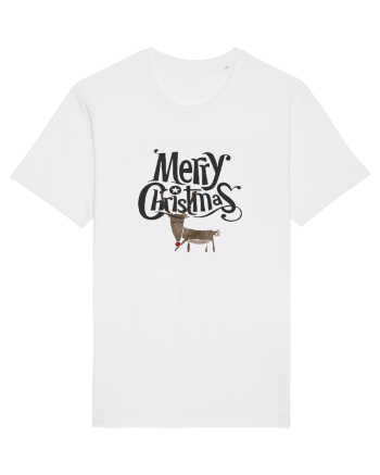 Merry Christmas (Ren timid) negru White