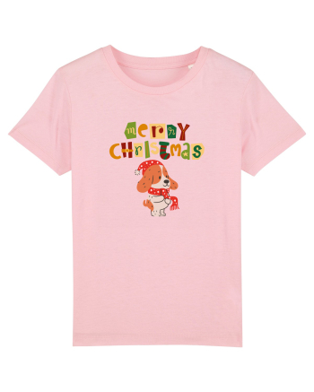 Merry Christmas (cățelus festiv)  Cotton Pink