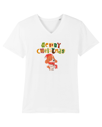 Merry Christmas (cățelus festiv)  White