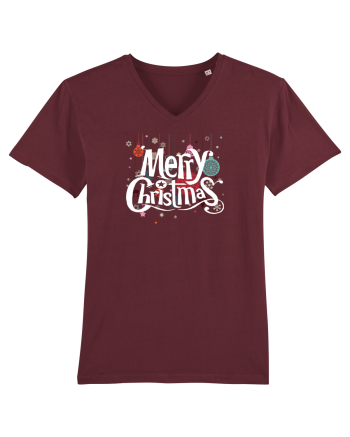 Merry Christmas (decorațiuni Crăciun)  Burgundy