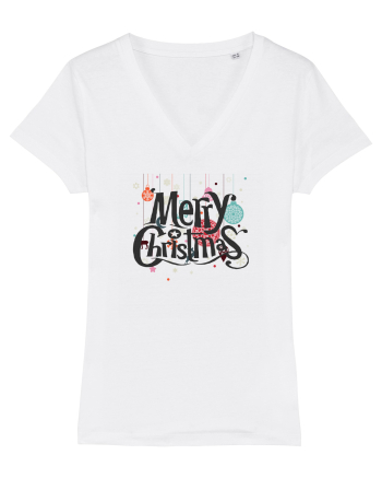 Merry Christmas (decorațiuni Crăciun) negru White