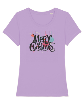 Merry Christmas (decorațiuni Crăciun) negru Lavender Dawn