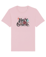 Merry Christmas (decorațiuni Crăciun) negru Tricou mânecă scurtă Unisex Rocker