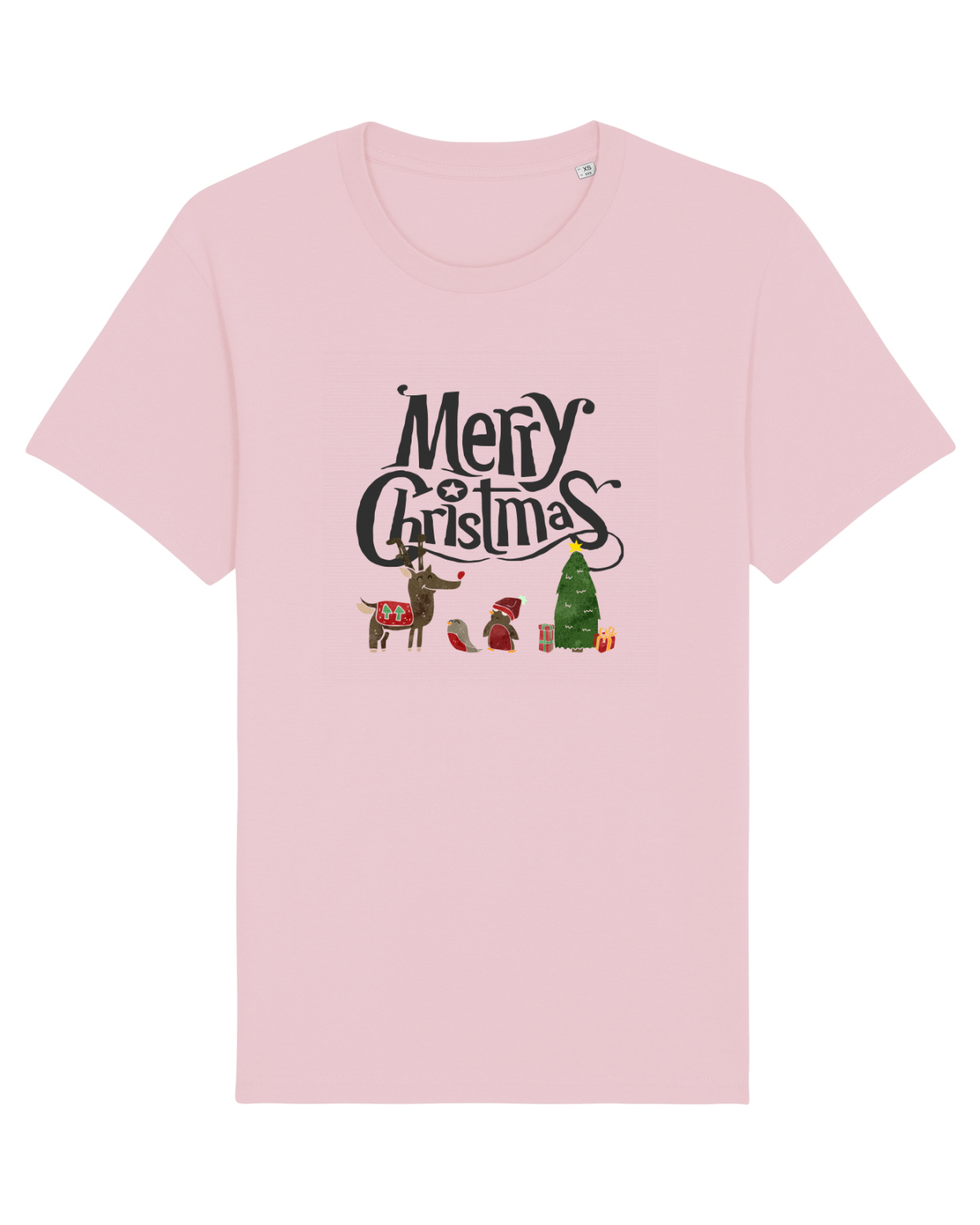 Tricou mânecă scurtă Unisex Rocker Cotton Pink