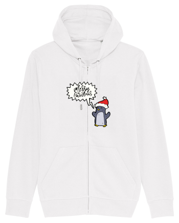 Merry Christmas Pinguin White