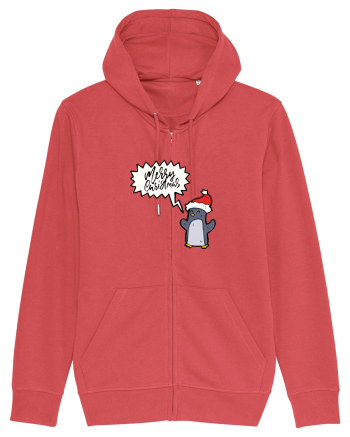 Merry Christmas Pinguin Carmine Red