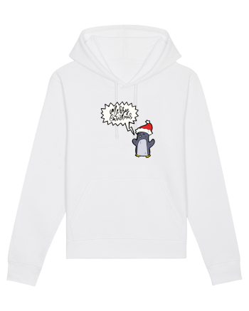 Merry Christmas Pinguin White