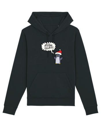 Merry Christmas Pinguin Black