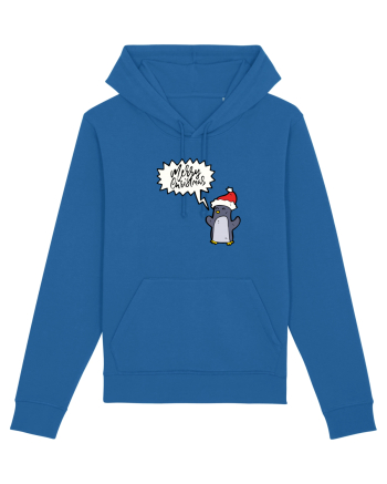 Merry Christmas Pinguin Royal Blue