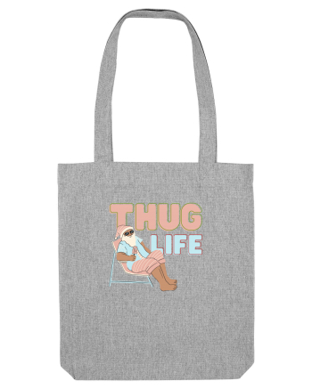 Moș Crăciun Thug Life Heather Grey