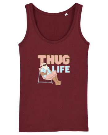 Moș Crăciun Thug Life Burgundy