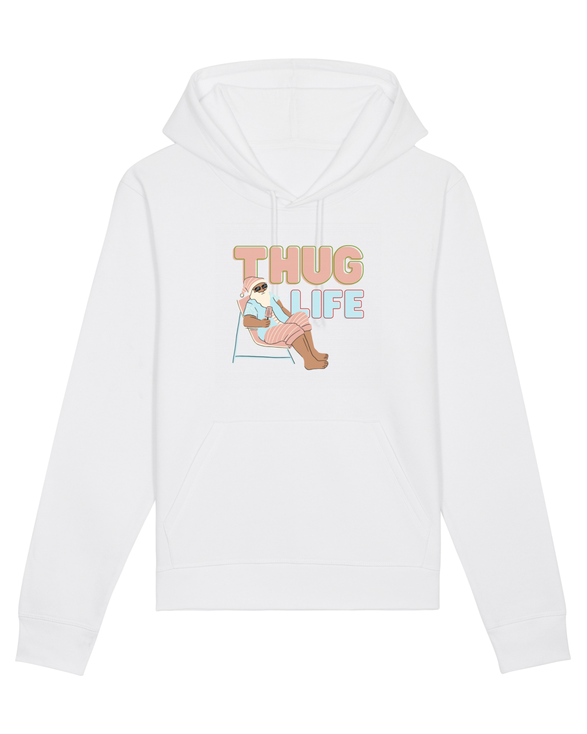 Hanorac Unisex Drummer White