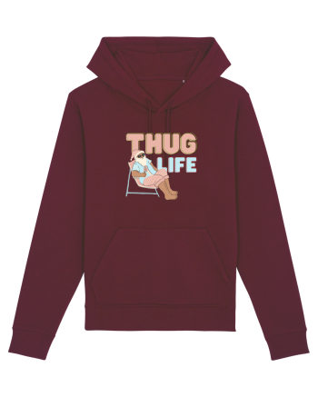 Moș Crăciun Thug Life Burgundy