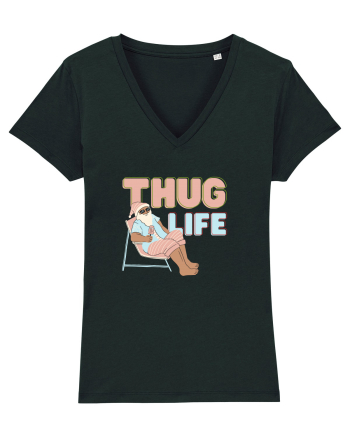 Moș Crăciun Thug Life Black