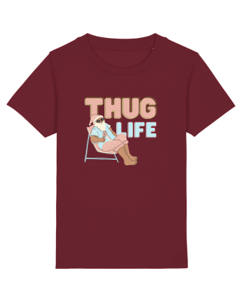 Moș Crăciun Thug Life Burgundy