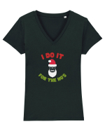 I do it for the Ho's Tricou mânecă scurtă guler V Damă Evoker