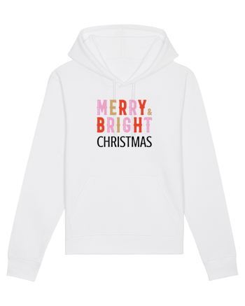 Merry, Bright, Christmas  White