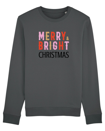 Merry, Bright, Christmas  Anthracite