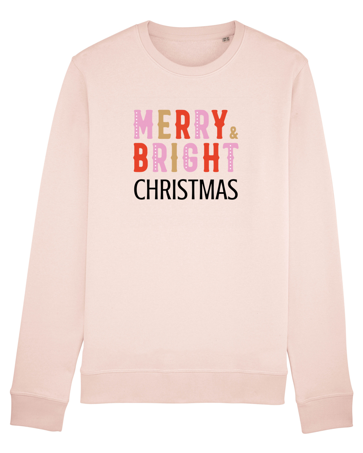 Bluză mânecă lungă Unisex Rise Candy Pink