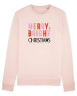 Merry, Bright, Christmas  Bluză mânecă lungă Unisex Rise