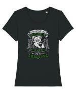 As long as she swallows Tricou mânecă scurtă guler larg fitted Damă Expresser