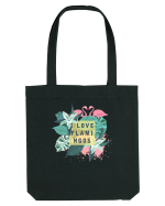 I love Flamingos Sacoșă textilă