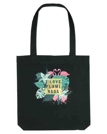 I love Flamingos Black
