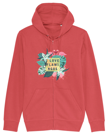 I love Flamingos Carmine Red