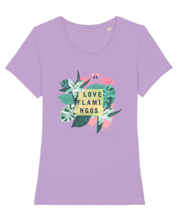I love Flamingos Lavender Dawn