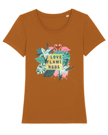 I love Flamingos Roasted Orange