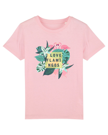 I love Flamingos Cotton Pink